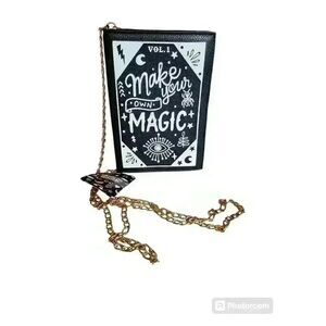Make Your Magic Book Crossbody Chain Purse New With Tags